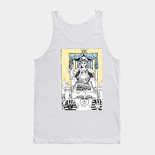 The Chariot - A Geometric Tarot Print Tank Top